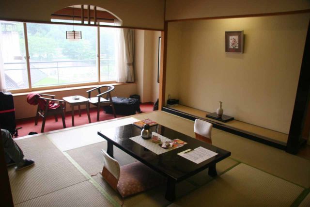 Akiu_118_05232009 - After visiting the Akiu Waterfall and the Rairaikyo Gorge, we finally got to relax in our tatami-style accommodation in Akiu Onsen