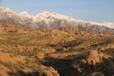Alabama_Hills_005_04092017 - Contextual view looking more northwards of the Alabama Hills fronting the snow-capped Sierras