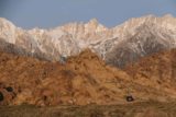 Alabama_Hills_008_04092017 - Mt Whitney fronted by an RV and some Alabama Hills