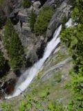 Alder_Creek_Falls_007_05312003 - Looking down at the profile of Alder Creek Falls