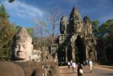 Angkor_Thom_009_01072009 - Faces before the South Gate of Angkor Thom
