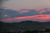Apollo_Bay_050_11182017 - Checking out the scenic pink clouds hovering over the hills backing Apollo Bay as the sunset was moving into twilight