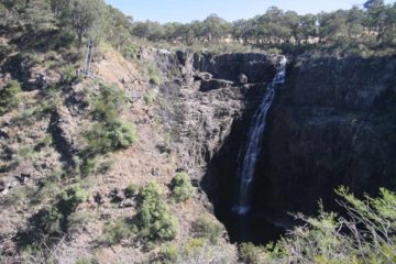 Apsley Falls was actually a pair of impressive waterfalls that we encountered while touring the Oxley Wild Rivers Gorge system.  As you can see from the photo above, this waterfall seemed to be...
