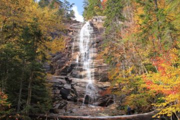 Arethusa Falls was perhaps our favorite waterfall in the White Mountain area, and it might quite possibly be our favorite waterfall in the New England area so far.  The falls was tall at a reported...