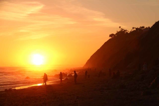 Arroyo_Burro_Beach_050_04012017 - About 15-20 minutes drive from the Tangerine Falls Trailhead was the beautiful Arroyo Burro Beach (or Hendry's Beach), which was the perfect place to watch the sun set and celebrate with a dinner