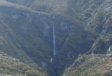 Twin Creek Falls and Reid Falls were a pair of waterfalls in and around the Otira Viaduct, which was a cantilevered (elevated) highway officially opened in 1999 that was born out of necessity...