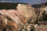 Artist_Point_17_025_08102017 - Looking downstream from Artist Point, which was the perfect time of day to see the colors of the cliffs flanking the Grand Canyon of the Yellowstone River