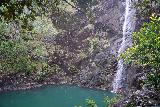 Attie_Creek_Falls_049_06302022 - Broader look back across Attie Creek Falls and its plunge pool