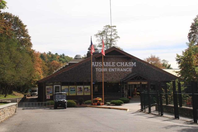 Ausable_Chasm_001_10102013 - The Ausable Chasm Recreation Center, where we'd buy the tickets to do their tours
