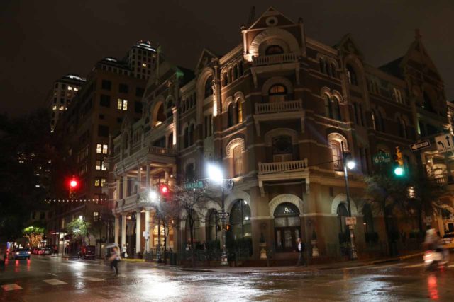 Austin_030_03102016 - This fancy building was the historic Driskill, which was next door to the happening 6th Street District, where the night scene there reminded me a lot of the night scene in Nashville, TN