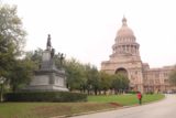 Austin_069_03112016 - Going past some Civil War statues as we were approaching the main entrance to the State Capitol Building