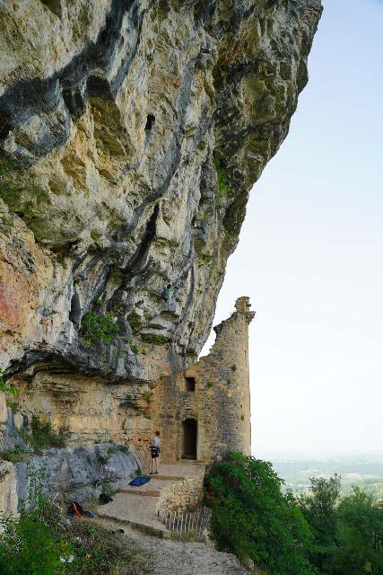 Autoire_171_06082025 - The Chateau d'Anglais, which was built right into the ledge of an overhanging cliff overlooking Autoire was worth the extra effort to reach