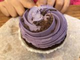 Back_to_Eden_Bakery_002_iPhone_08182017 - This was Tahia's chocolate cupcake from the Back to Eden Bakery in Alberta, Portland