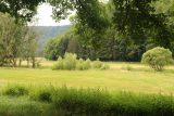 Bad_Urach_Waterfall_013_06232018 - Looking out towards the grassy fields from the Bad Uracher Waterfall Trail