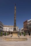 Baeza_095_05302015 - An obelisk-like statue or pillar at one end of the Paseo de la Constitucion in Baeza
