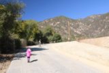 Bailey_Canyon_020_02062016 - Julie and Tahia walking uphill on the pavement as we left the picnic area