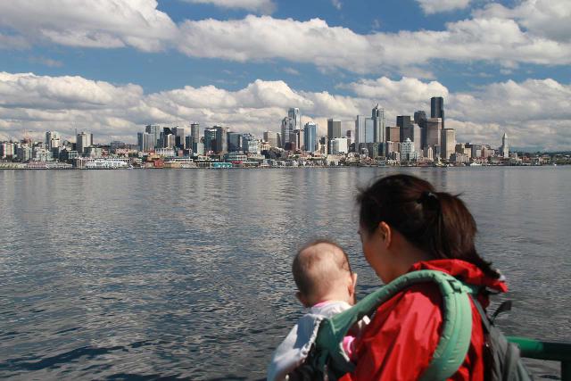 The Ergobaby came in handy on our trip to Washington State with an Alaskan Cruise