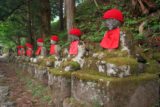 Bake_Jizo_012_05252009 - Closeup look at some of the jizo statues in the first row of Bake Jizo in late May 2009
