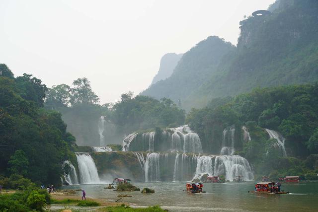 Ban_Gioc_148_04112025 - The Ban Gioc Waterfall's main section seen just a little over an hour later (well after the time that water had been released)