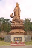 Ban_Tian_Yan_051_10302016 - Closeup look right up at the Big Buddha behind the Ban Tian Yan Temple