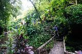 Banyumala_Amertha_052_06202022 - Mom going up towards the next of the Banyu Wana Amertha Waterfalls