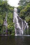 Banyumala_Twin_086_06202022 - Long-exposed portrait look at the main drops of the Banyumala Twin Waterfalls