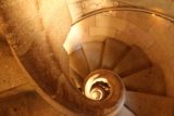 Barcelona_876_06222015 - Looking down at the spiral steps from within the Nativity Towers