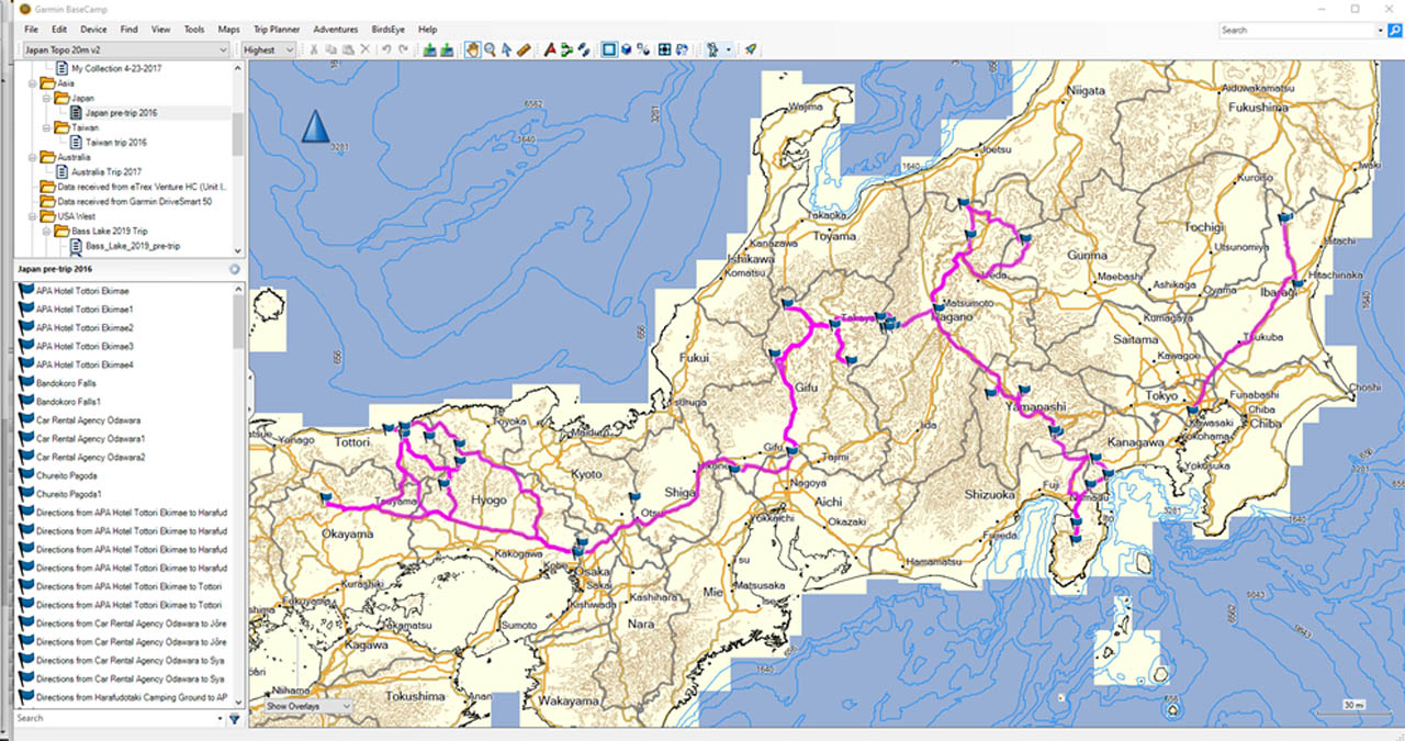 export google maps to garmin basecamp