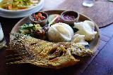 Bebek_Joni_007_06172022 - Checking out a nice fish dish served up at the Bebek Joni Restaurant