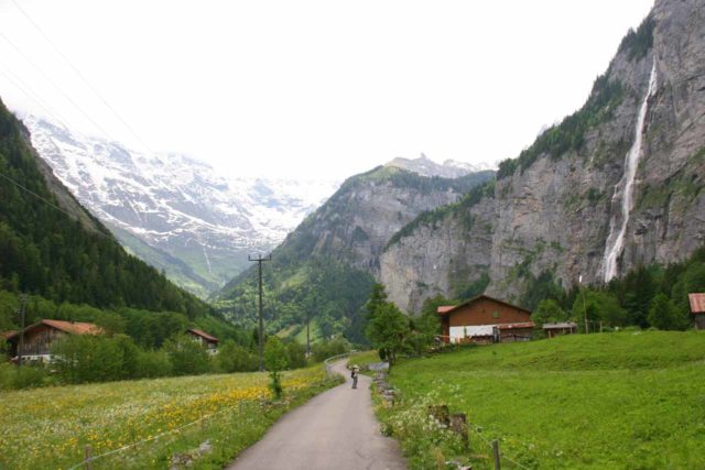 Bernese_Oberland_753_06092010 - Context of the backside of Lauterbrunnen Valley as we walked towards Stechelberg with Murrenbach Falls to our right as seen in June 2010