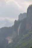 Bernese_Oberland_795_06102010 - A waterfall beyond an end of Lake Brienz