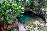 Bidulginang_030_06112023 - Looking down at the lookout fronting the plunge pool before the cave and Bidulginang Falls