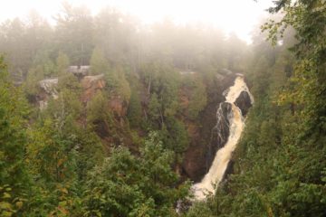 Big Manitou Falls was said to be the highest waterfall in the state of Wisconsin at 165ft.  As you can see from the photos on this page, we had to contend with unseasonably foggy weather during our...