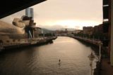 Bilbao_160_06132015 - Gorgeous colors and scenery looking towards the Guggenheim Bilbao museum while I was crossing the Ria de Bilbao