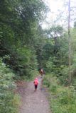 Birks_of_Aberfeldy_025_08232014 - Tahia and Julie still climbing on the trail through the Birks of Aberfeldy