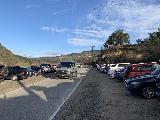 Black_Star_Canyon_Falls_001_iPhone_01082023 - Lots of cars driving up to the gate then turning back as we were getting ready to get started on our hike to the Black Star Canyon Falls