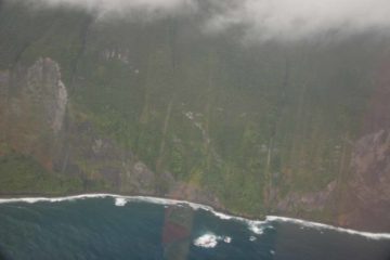 There are numerous other Molokai Waterfalls residing on the steep sea cliffs on the north shore of the island.  Most of them have very temporary or seasonal flows...