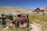 Bodie_148_08032015 - Different angled view of the old car fronting some buildings of Bodie