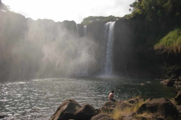 Peepee Falls (or Pe'epe'e Falls) is a lesser known waterfall upstream from the popular Rainbow Falls near downtown Hilo.  The public access viewing area at the...