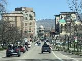 Boise_003_iPhone_04032021 - Driving along Capitol Blvd as we were heading to our meeting place to have a picnic with Dana's family