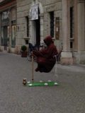 Bolzano_001_jx_05302013 - The levitating man we saw in Bolzano.  How does he do it?