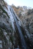 Bonita_Falls_15_104_12312015 - Scrambling right up to the base of Bonita Falls for this profile view of its sloping drop flanked by icicles in late December 2015