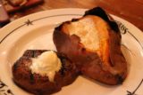 Bossier_City_035_03152016 - The filet mignon and sweet potato from the Salt Grass Steakhouse