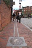 Boston_111_09252013 - The sidewalk before the entrance to the Paul Revere House