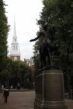 Boston_136_09252013 - A Paul Revere statue before the Old North Church