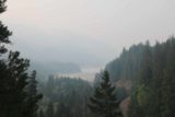Brandywine_Falls_BC_041_08012017 - Looking down the Cheakamas Valley towards Daisy Lake admist the thick smoke from the BC Forest Fires