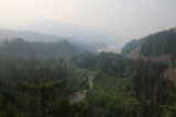 Brandywine_Falls_BC_062_08012017 - This was the view from the Valley Lookout obscured by smoke downstream of Brandywine Falls