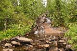 Bredekfossen_042_07082019 - A small waterfall on a side stream that crossed the Telegrafsruta