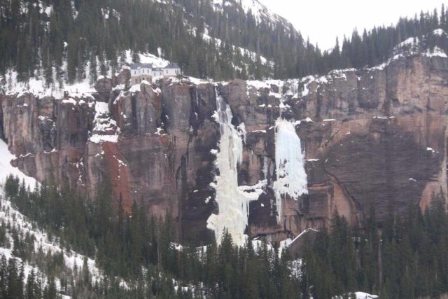 Bridal_Veil_Falls_CO_030_04162017 - Bridal Veil Falls in a frozen or snowy state when we first came here in late April 2017