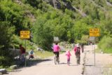 Bridal_Veil_Falls_Provo_011_05282017 - Julie and Tahia walking on the paved path that was shared between pedestrians and bikers.  However, those bikers didn't heed the signs during our late May 2017 visit